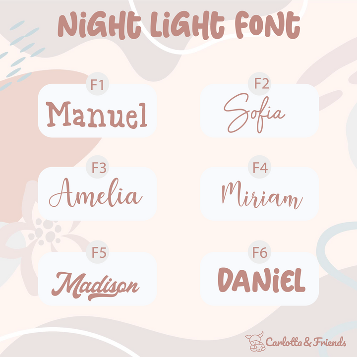 Personalised Night Light - Safari