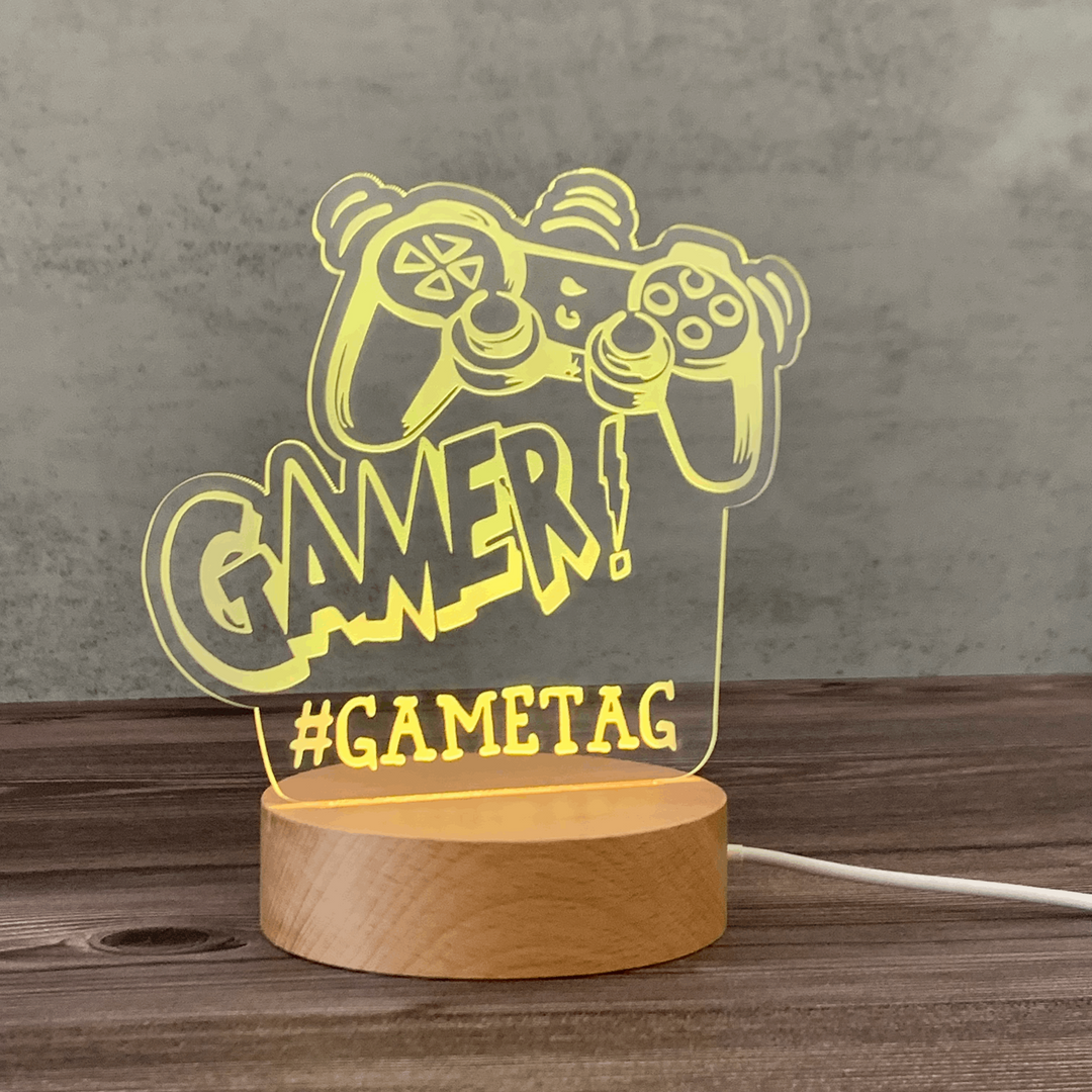 Level Up Your Décor: Your Gametag Lights Up the Room