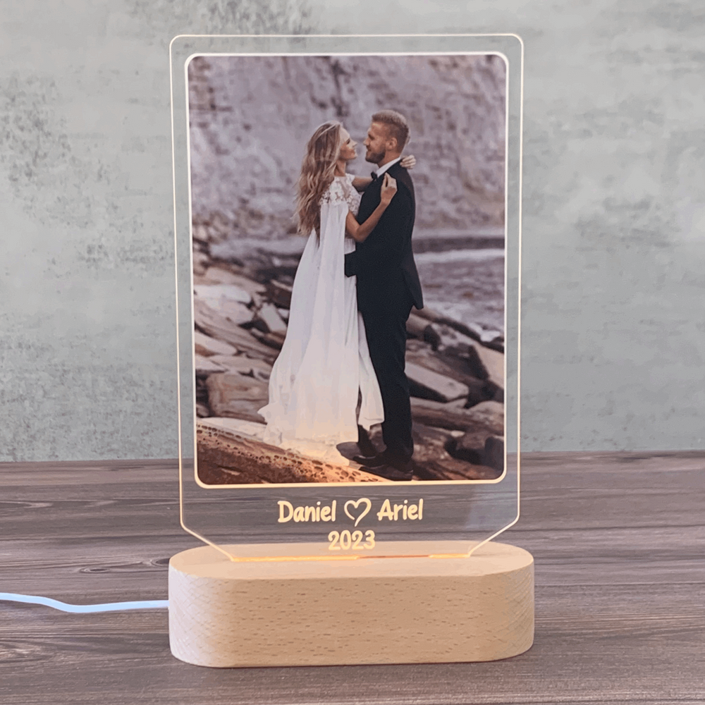 From "I Do" to Ever After: Celebrate Your Love with a Photo Night Light